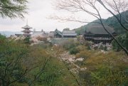 The Kiyomoizu-dera complex from across the valley