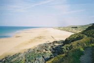 The beach north of Barneville